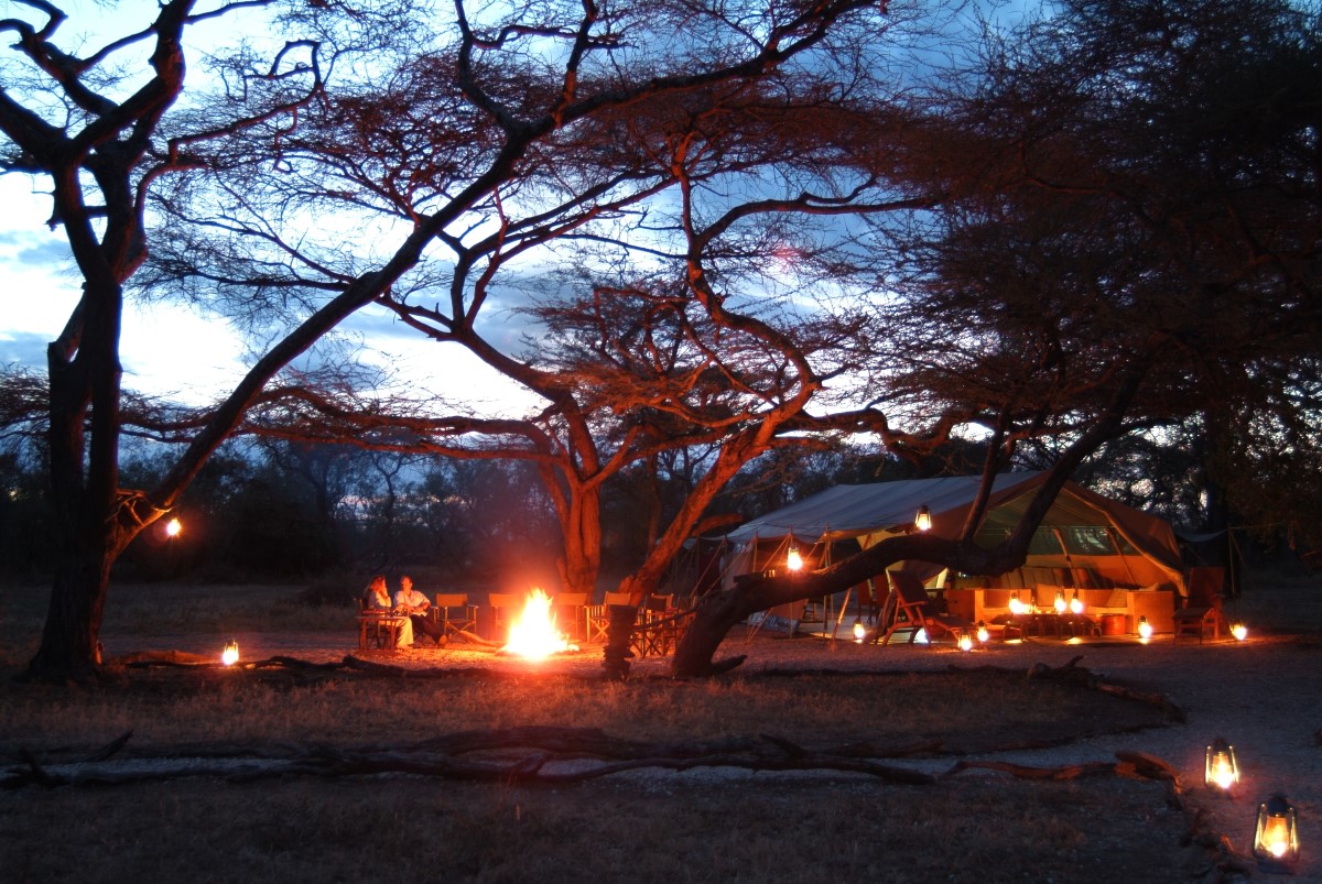 Porini Amboseli Camp Kampvuur
