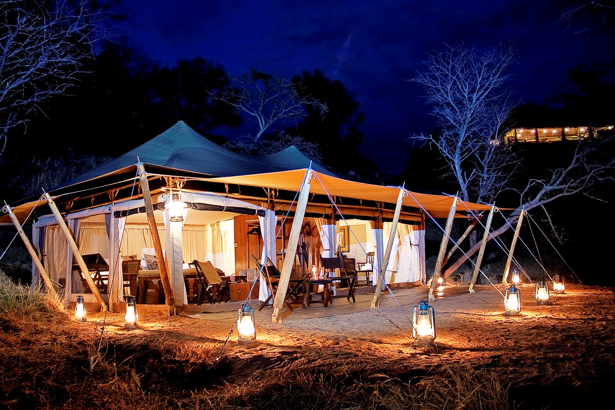 Serengeti Pioneer Camp Nacht
