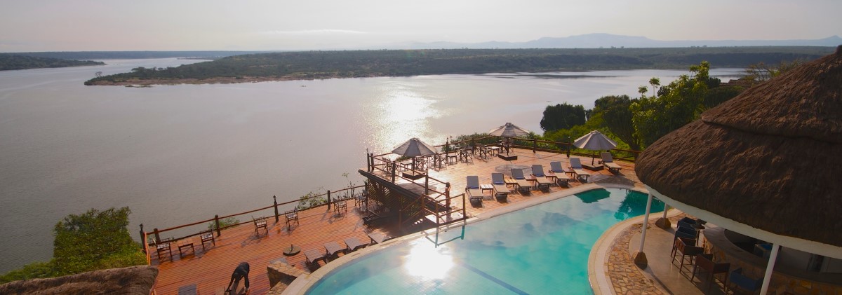 Mweya Safari Lodge Zwembad